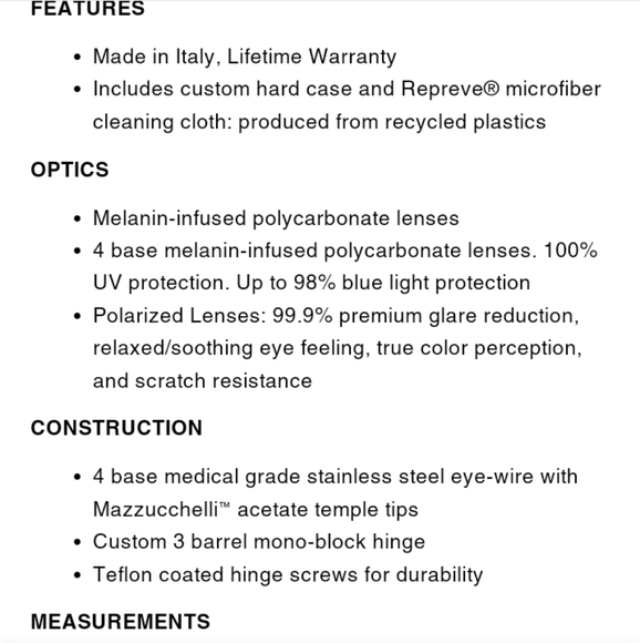 ELECTRIC Large  Gold  Men's Sunglasses - Picture 6 of 6